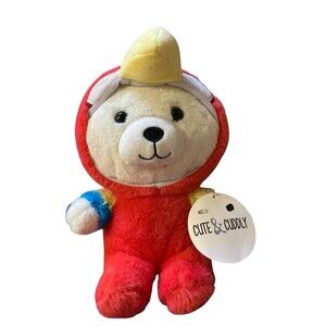 10" Cute & Cuddly Stuffed Plush Parrot Costume Bear - New